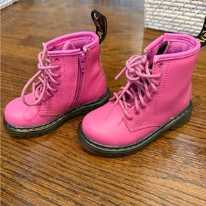 Dr. Martens Kids Pink Boots